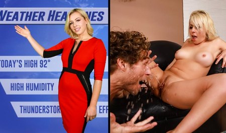 Pendant la journée, il baise dans le studio central de télévision et le soir avec le réalisateur