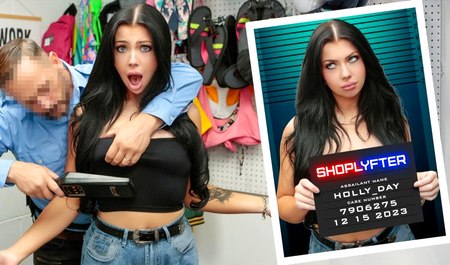 Elle a volé des baskets et pourra rentrer chez elle avec si elle fait ce que le gardien lui demande