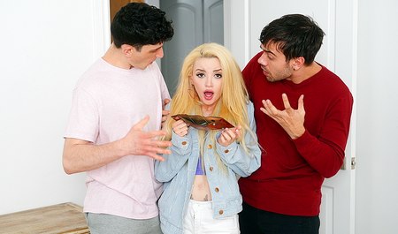 Elle a eu recours au vol de ses demi-frères et a remboursé intégralement les dégâts.