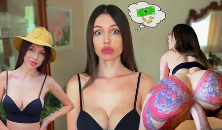 Une jeune étudiante baisée avec son patron pour gagner...